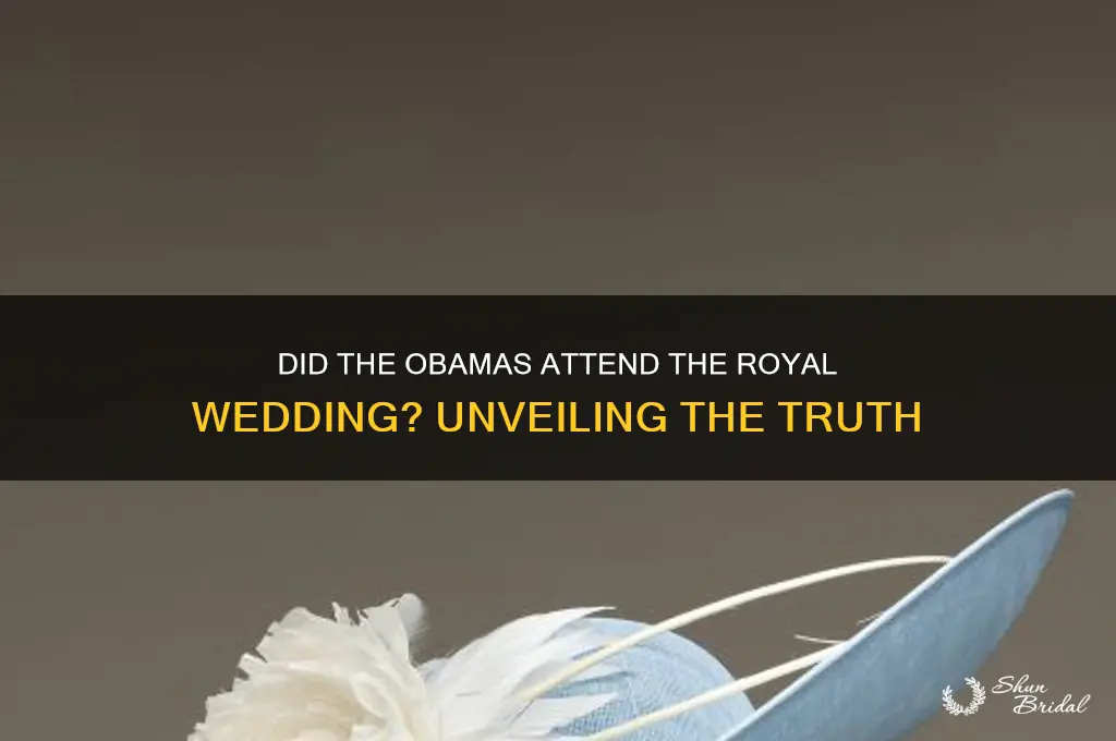 did the obamas attebd royal wedding