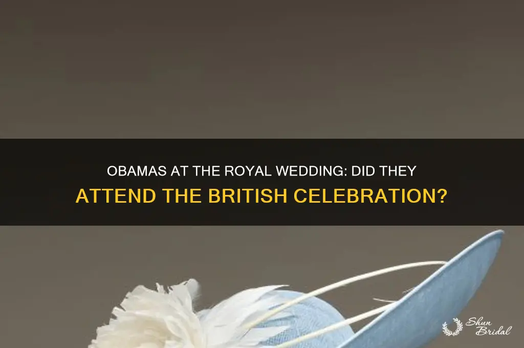 did the obamas go to the royal wedding in england