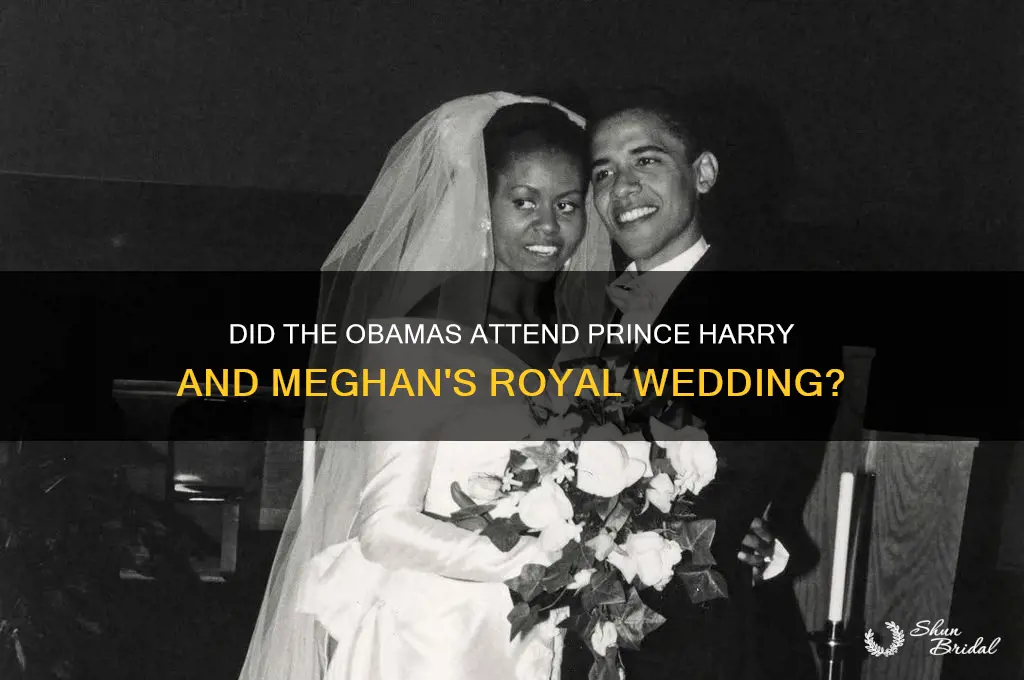 did the obammas go to the prince wedding