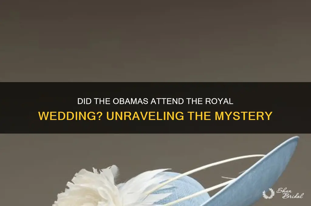 did the obamsas attend the royal wedding