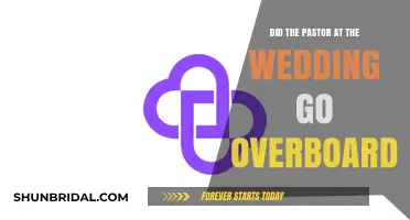 Pastor's Wedding Speech: Crossing the Line or Perfectly Fine?