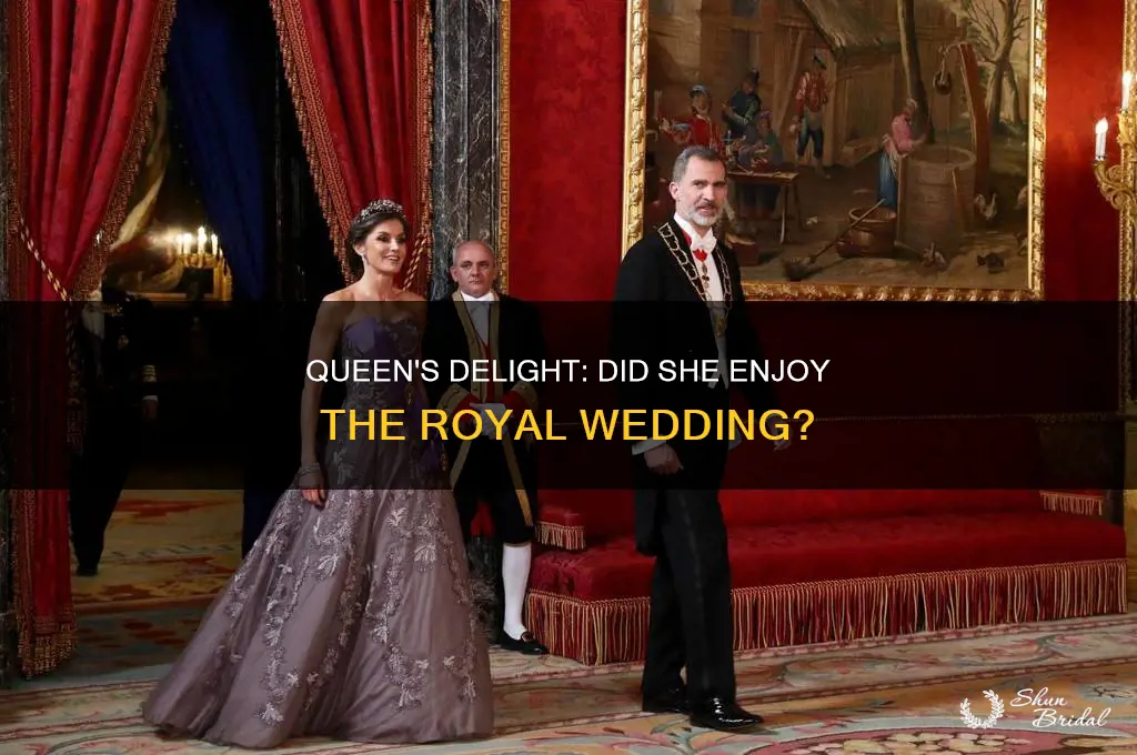 did the queen enjoy the royal wedding