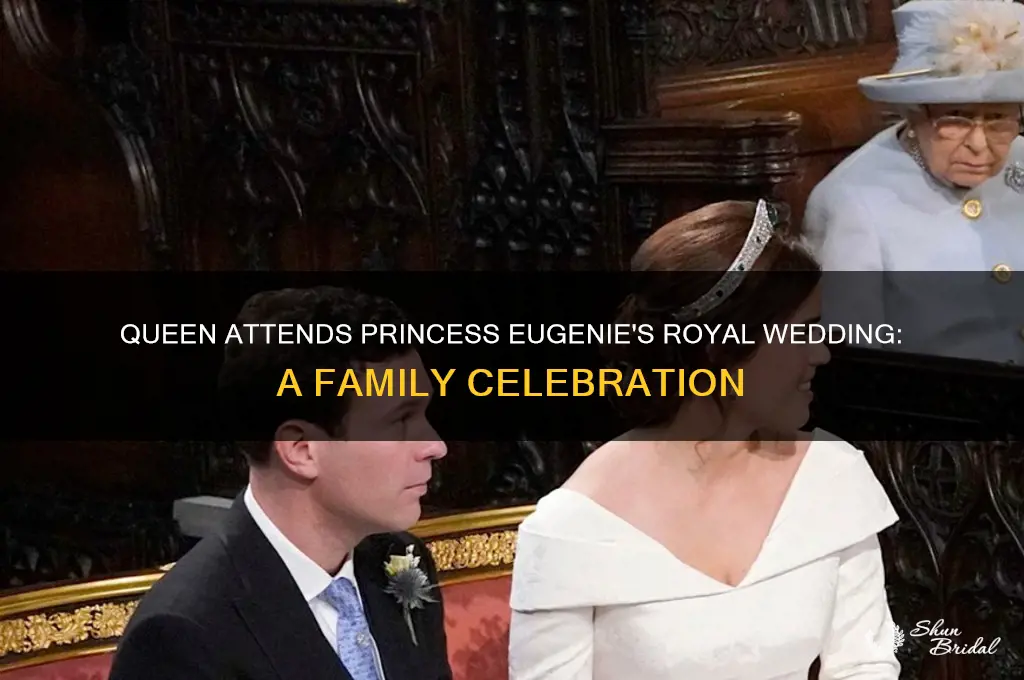 did the queen go to eugenie