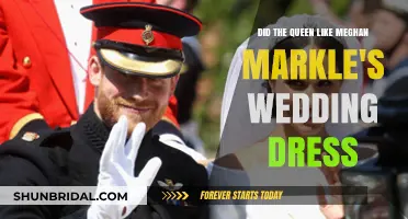 The Queen's Verdict on Meghan Markle's Wedding Dress