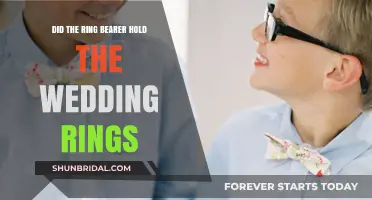 The Ring Bearer's Role: Holding Wedding Rings?