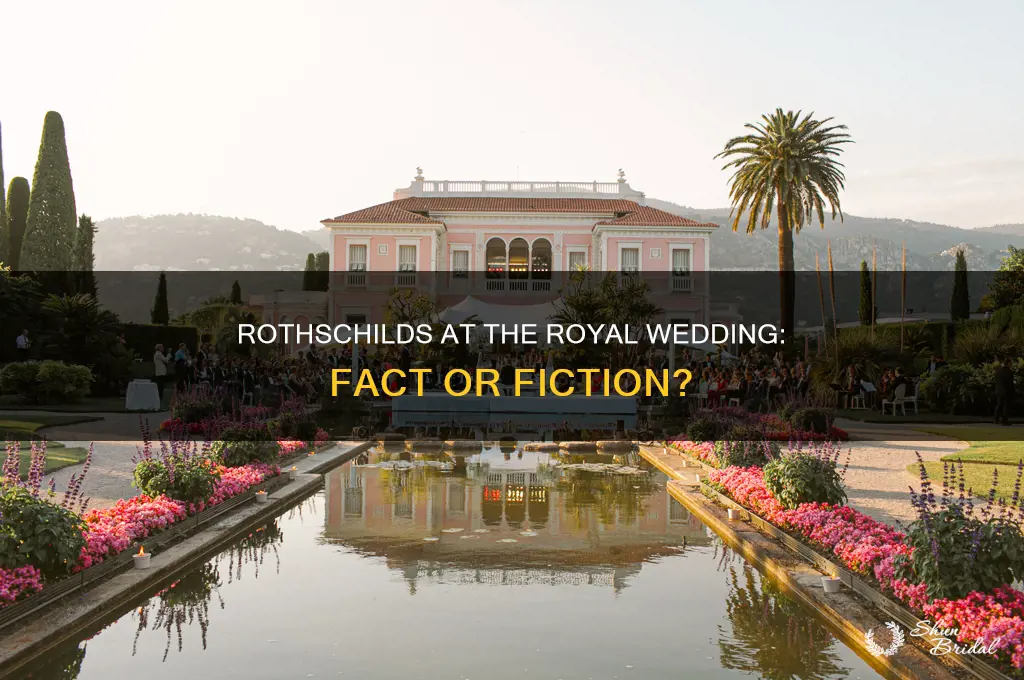 did the rothschilds attend the royal wedding