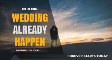 Has the Royal Wedding Already Taken Place? Unraveling the Confusion