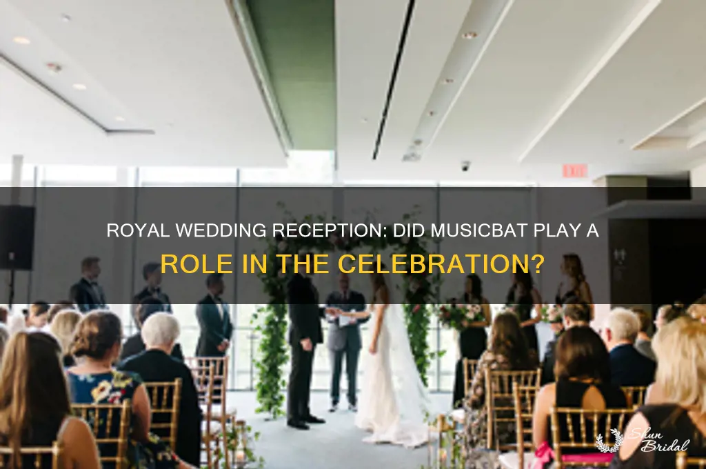 did the royal wedding have musicbat reception