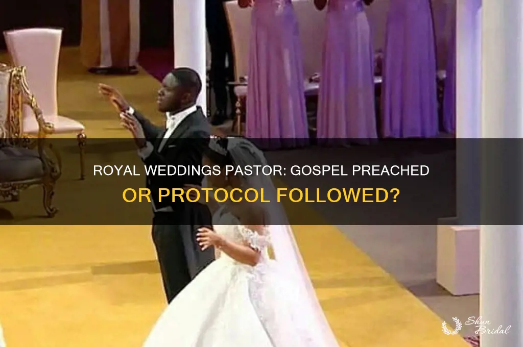 did the royal weddings pastor preach the gospel