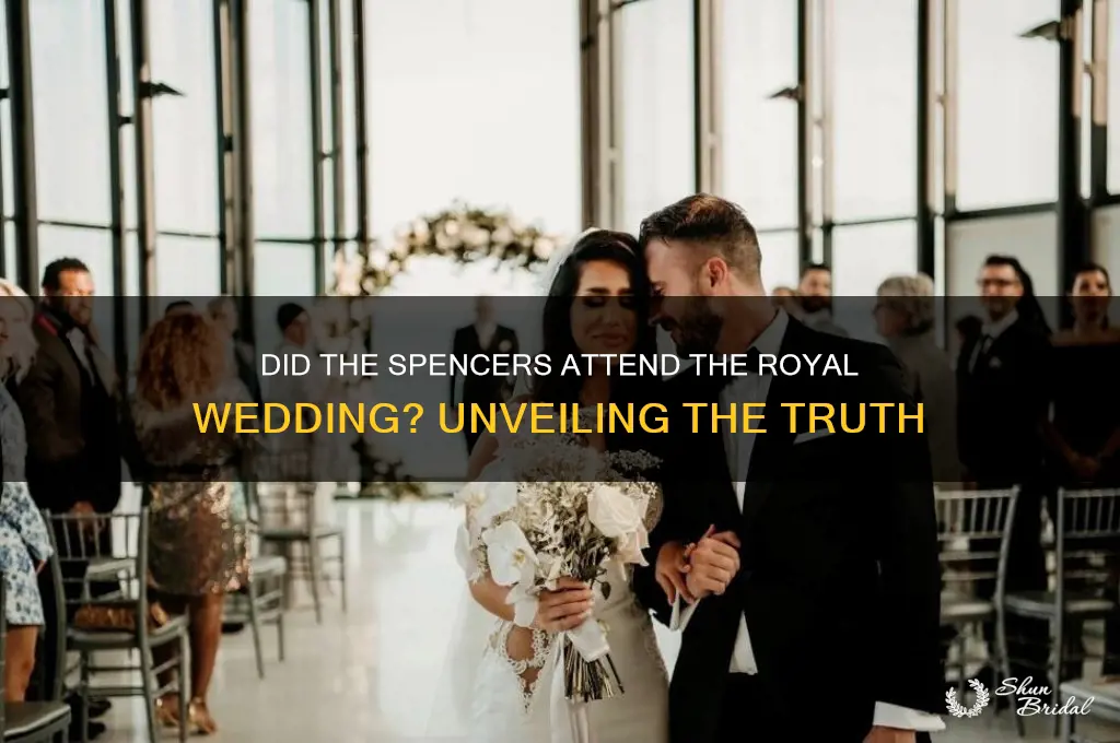 did the spencers attend royal wedding