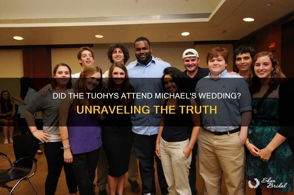 did the tuohys go to michaels wedding
