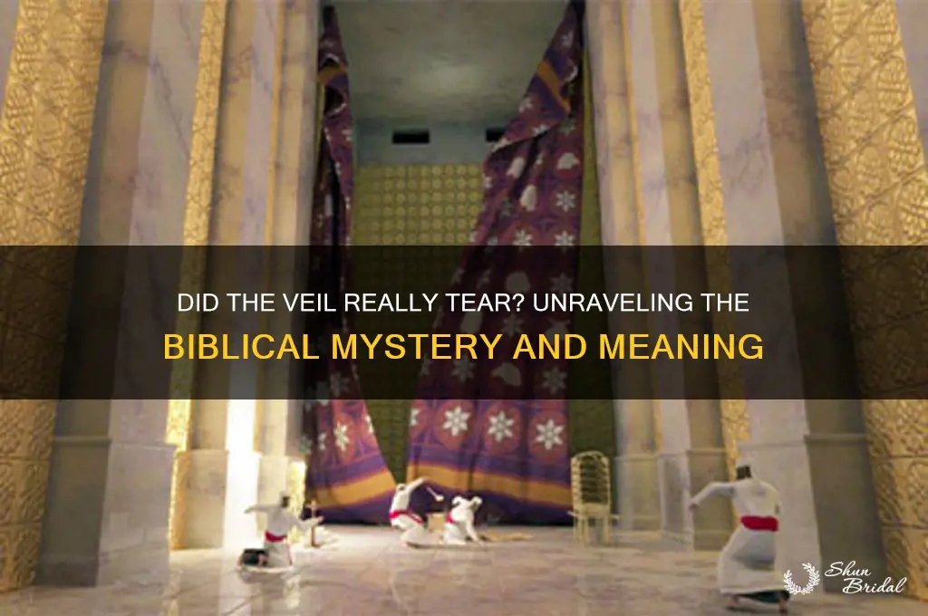 did the veil really tear