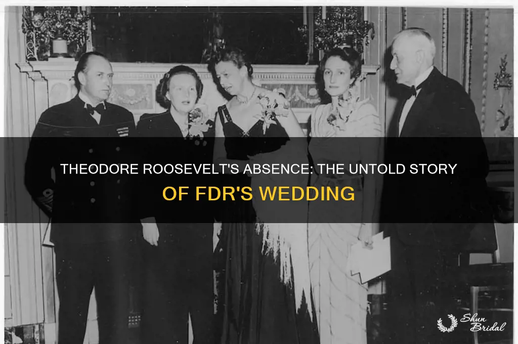 did theordore roosevel go to fdr wedding