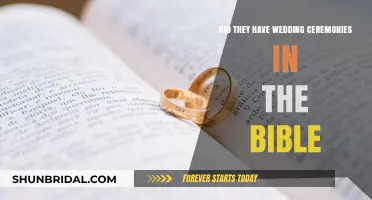 Biblical Wedding Traditions: Exploring Ancient Marriage Ceremonies in Scripture