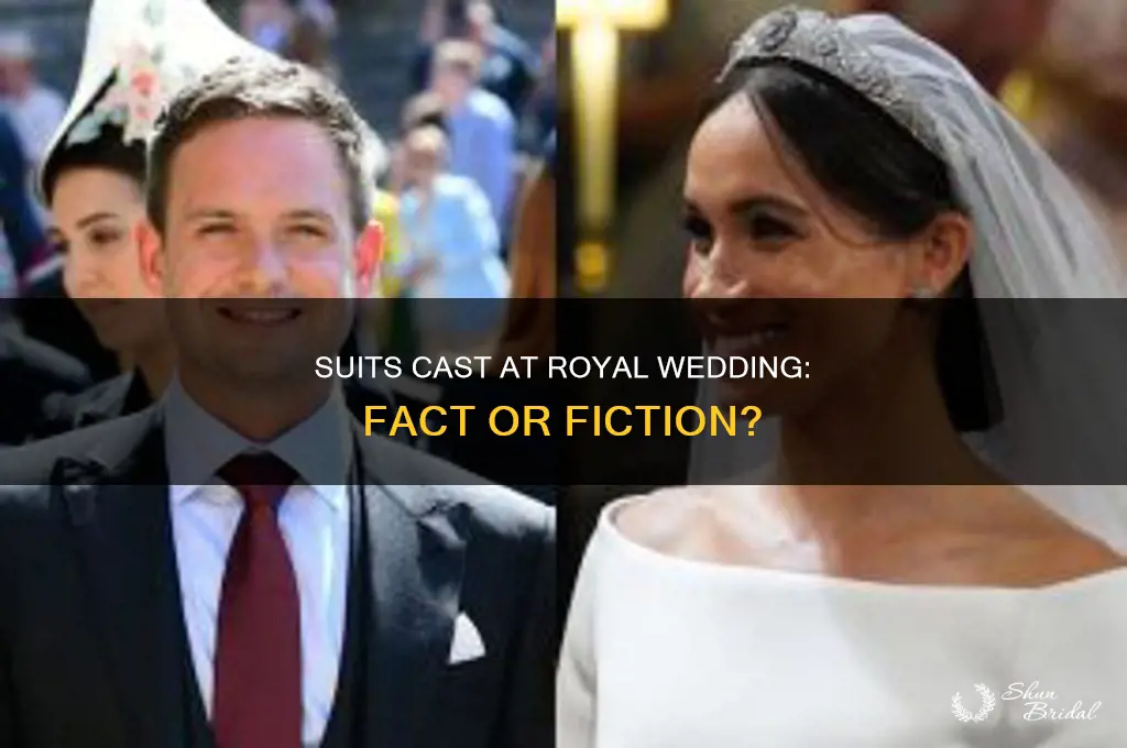 did tje cast of suits go to royal wedding