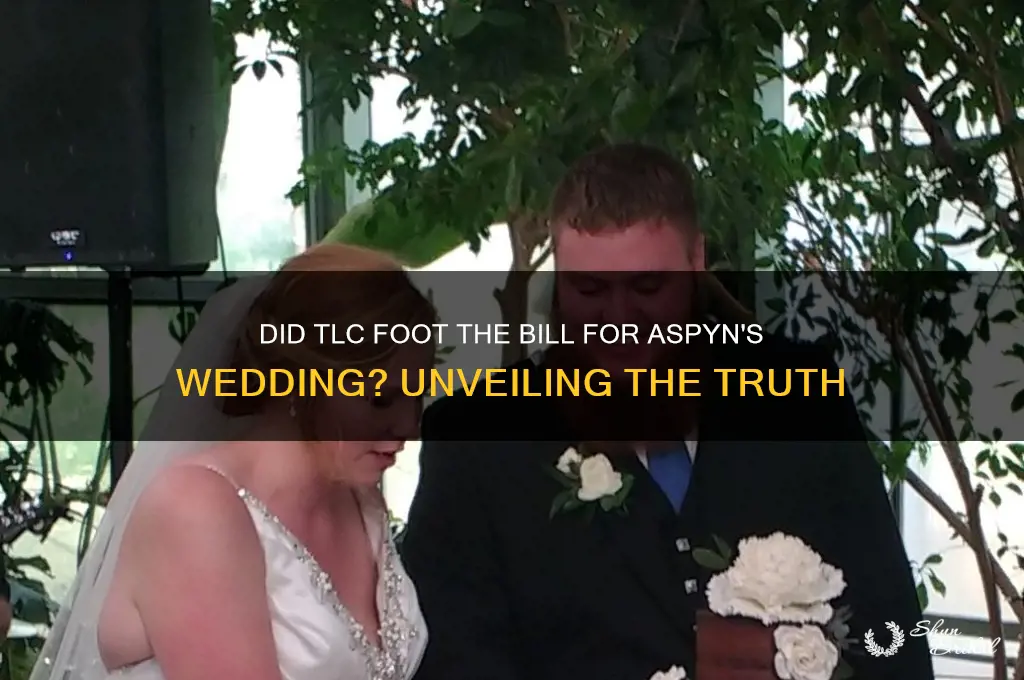 did tlc pay for aspyn wedding