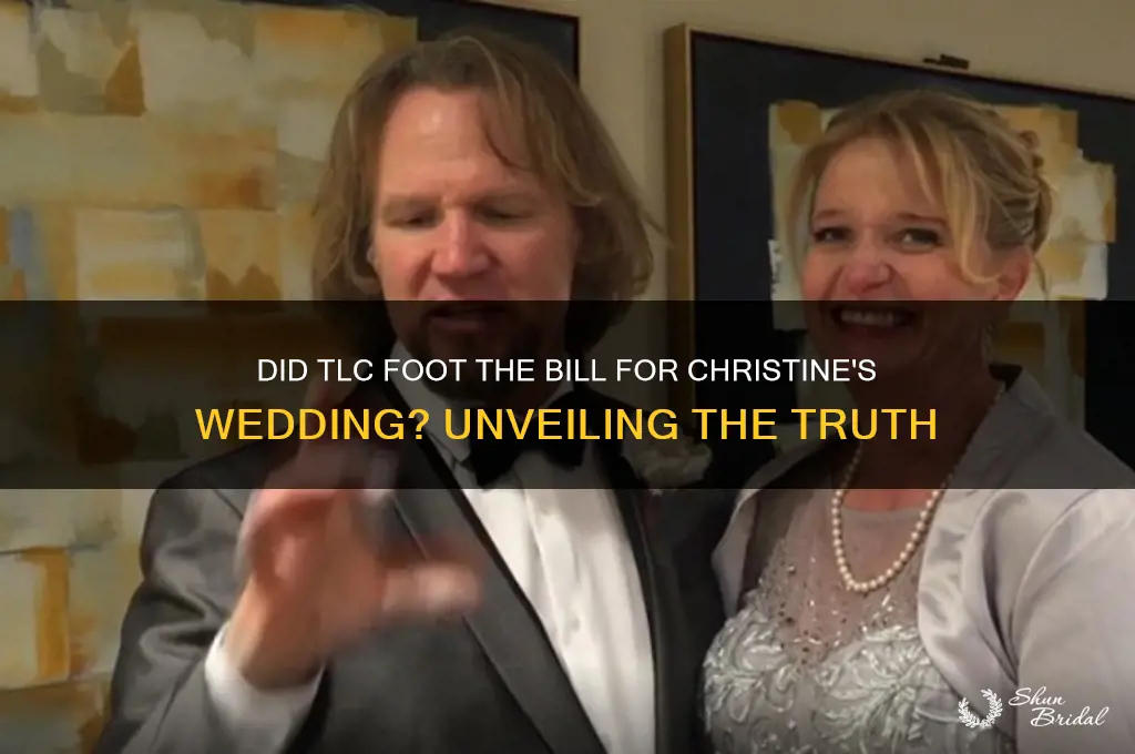did tlc pay for christines wedding