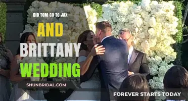 Tom's Absence: Did He Attend Jax and Brittany's Wedding?