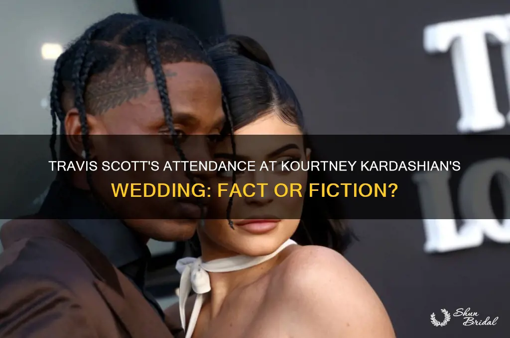 did travis scott go to kourtney