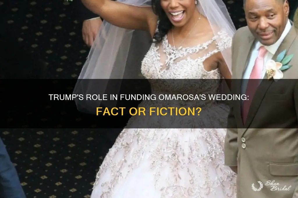 did trump pay for omorosa wedding