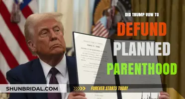 Trump's Promise: Defunding Planned Parenthood - Fact or Fiction?