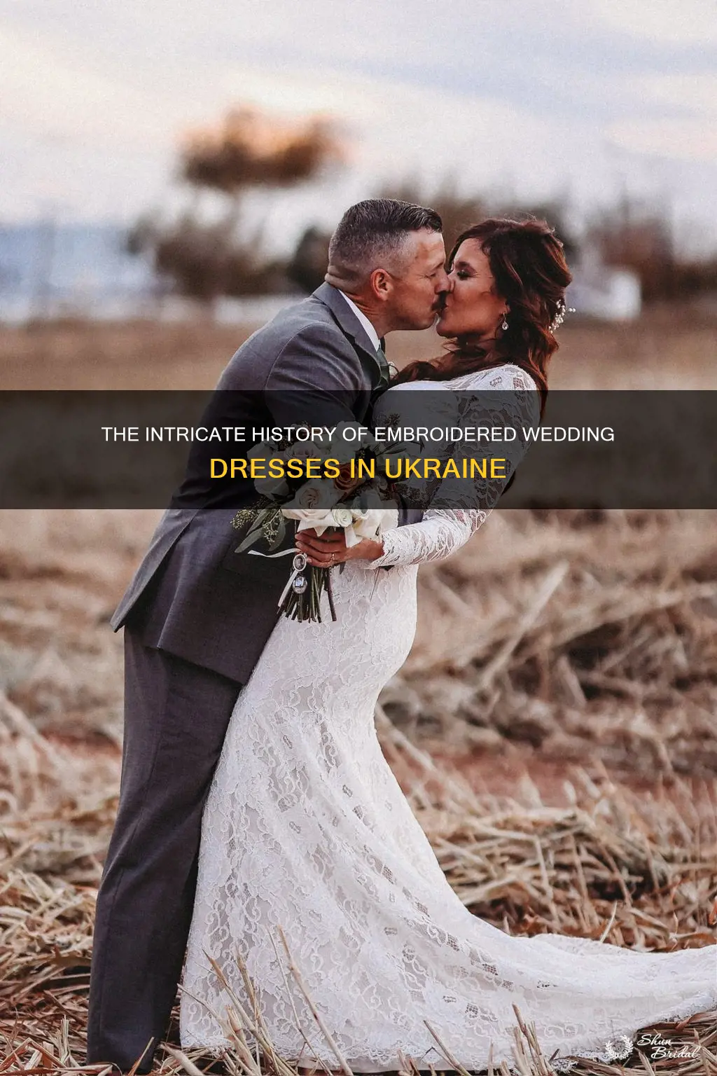 did ukraine start the embroidered wedding dress tradition