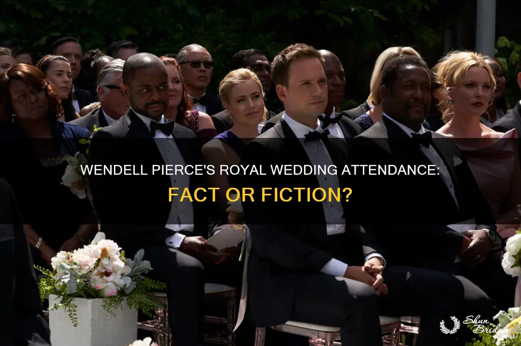 did wendell pierce go to the royal wedding