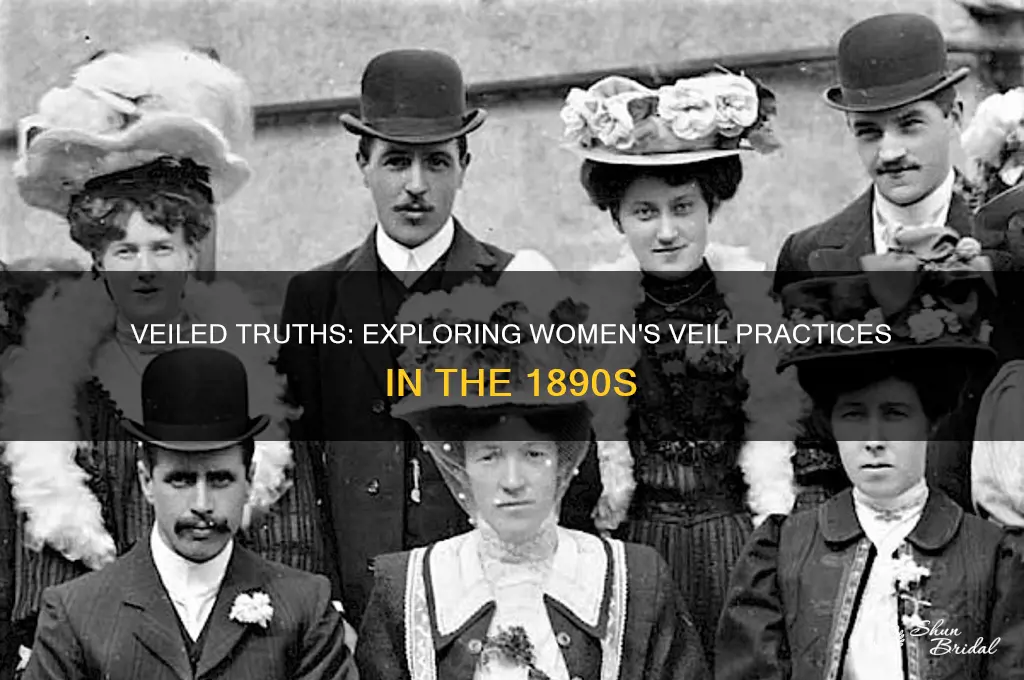 did women wear veils in 1890