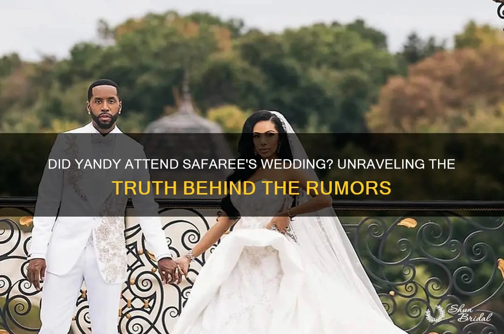 did yandy go to safaree wedding