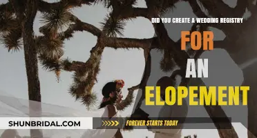 Creating a Wedding Registry: Elopement Edition