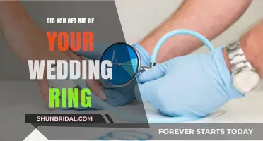 The Freedom of Removing Your Wedding Ring
