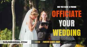 Having a Friend Officiate Your Wedding: Personal Touch or Risky Move?
