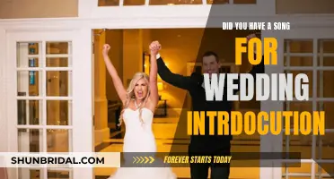 Wedding Song Choices: A Couple's Introduction Tune
