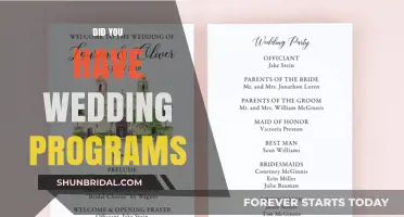 Wedding Programs: A Memorable Keepsake for Your Big Day