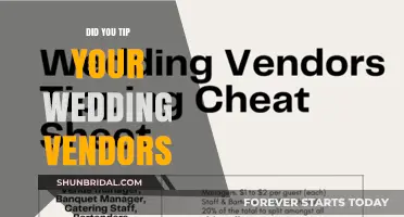 Tipping Wedding Vendors: Did You Remember?