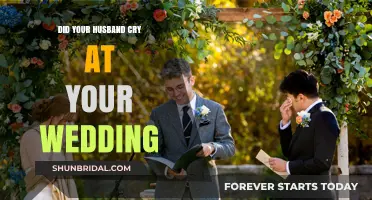 How Many Husbands Cry at Their Weddings?