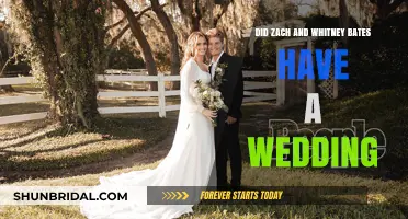 The Bates' Wedding: Zach and Whitney's Nuptials