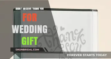 Missing Gratitude: What to Do When You Didn’t Receive a Thank-You for Your Wedding Gift