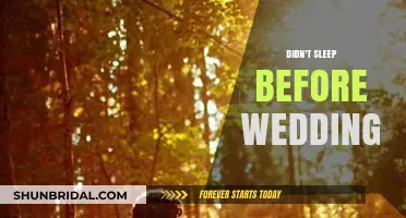 How Lack of Sleep Affected My Wedding Day