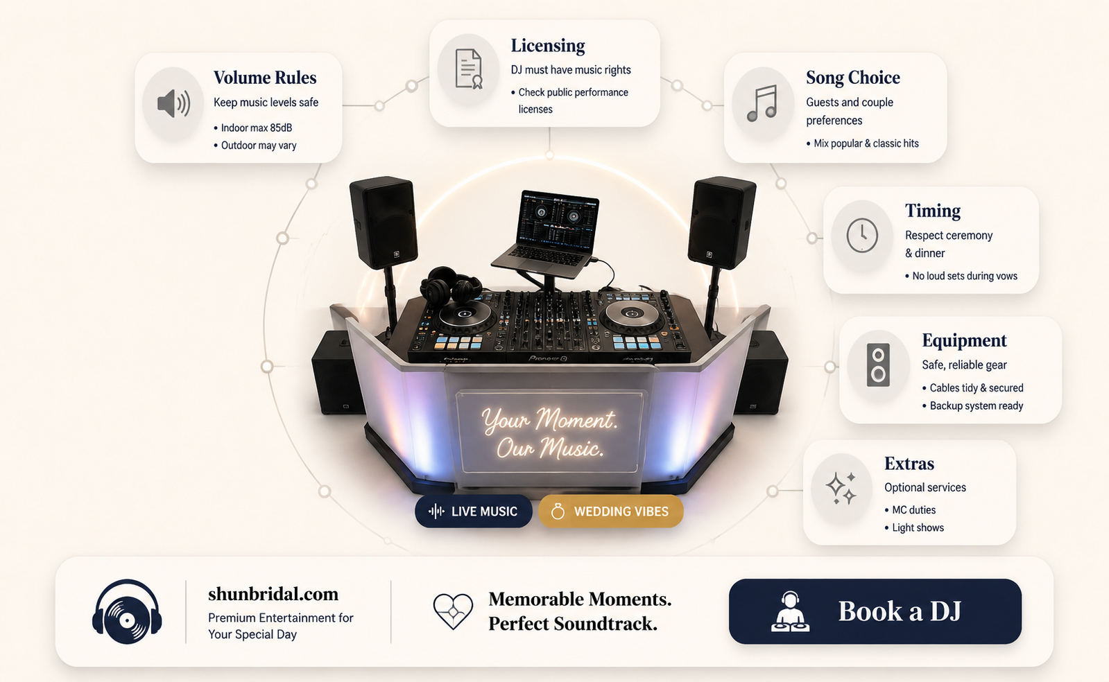 are djs allowed at weddings