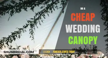 Creative Canopy Ideas for Your Dream Wedding on a Budget