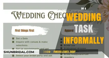 Casual Wedding Tasks: A Guide to Informal Nuptial Duties