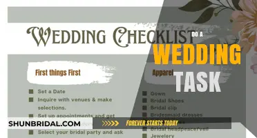 Planning a Wedding: Tasks and Tips