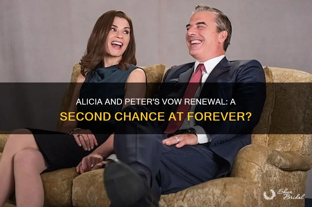 do alicia and peter renew their vows
