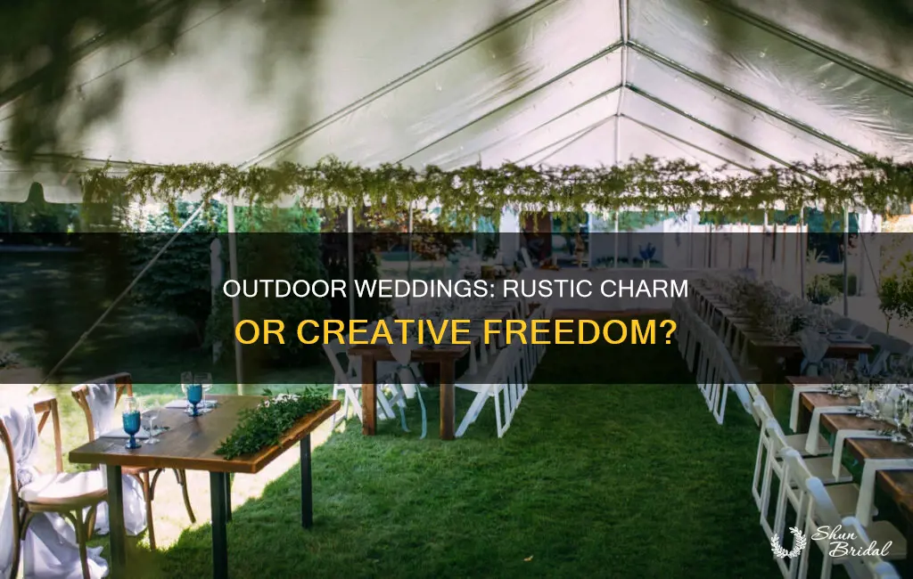 do all outdoor weddings need to be rustic