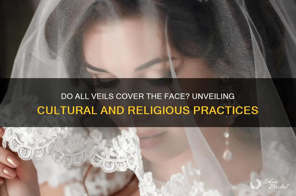 do all veils cover face
