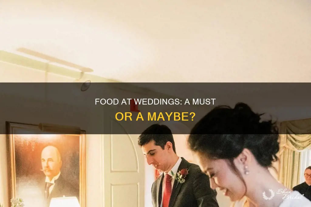 do all weddings have food