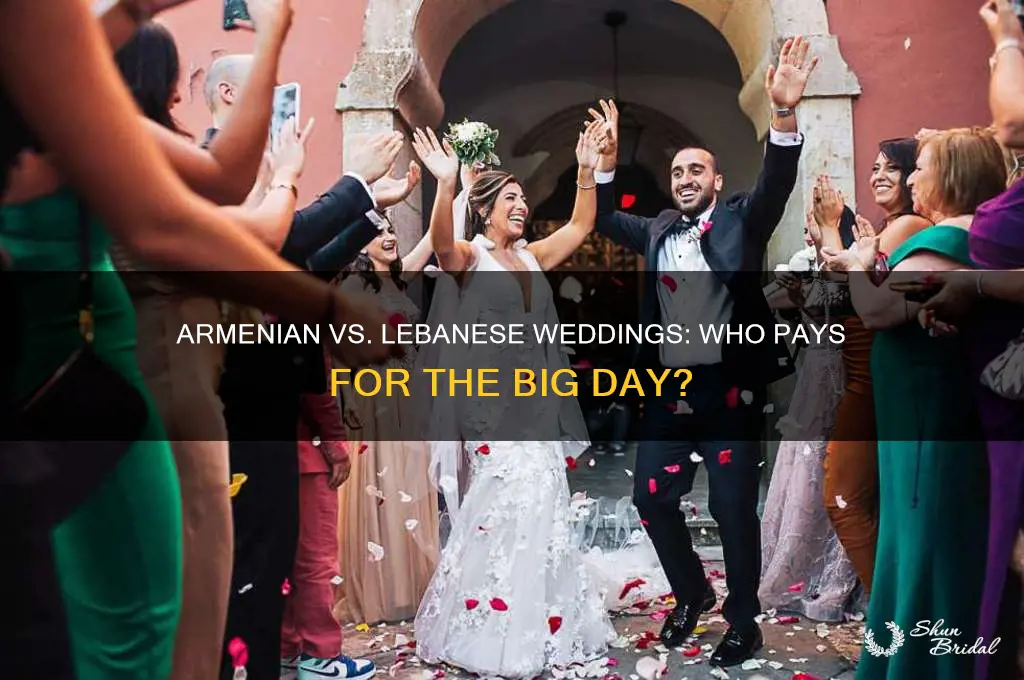 do amenian or lebanese brides pay for weddings