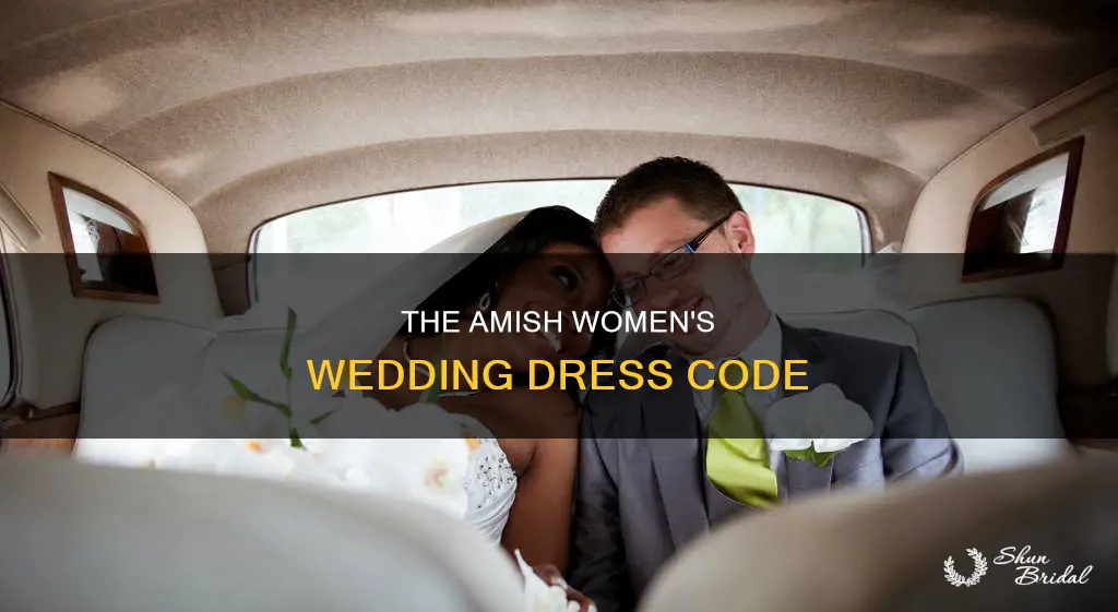 do amish women wear wedding dress every sunday