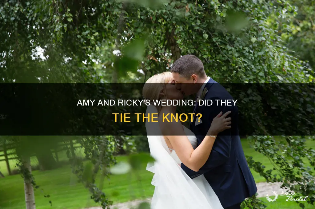 do amy and ricky have a wedding